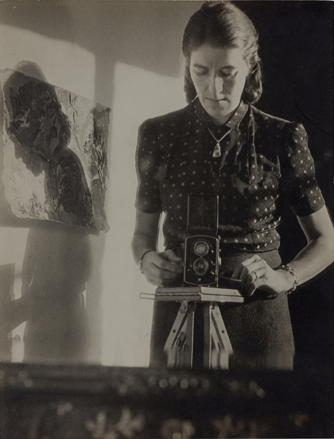 Annelise Kretschmer, Selbstporträt, 1950, Repro: LWL MKuK/Hanna Neander ©Nachlass Annelise Kretschmer, LWL Museum für Kunst und Kultur, Münster Annelise Kretschmer, Selbstporträt, 1950, Repro: LWL MKuK/Hanna Neander ©Nachlass Annelise Kretschmer, LWL Museum für Kunst und Kultur, Münster