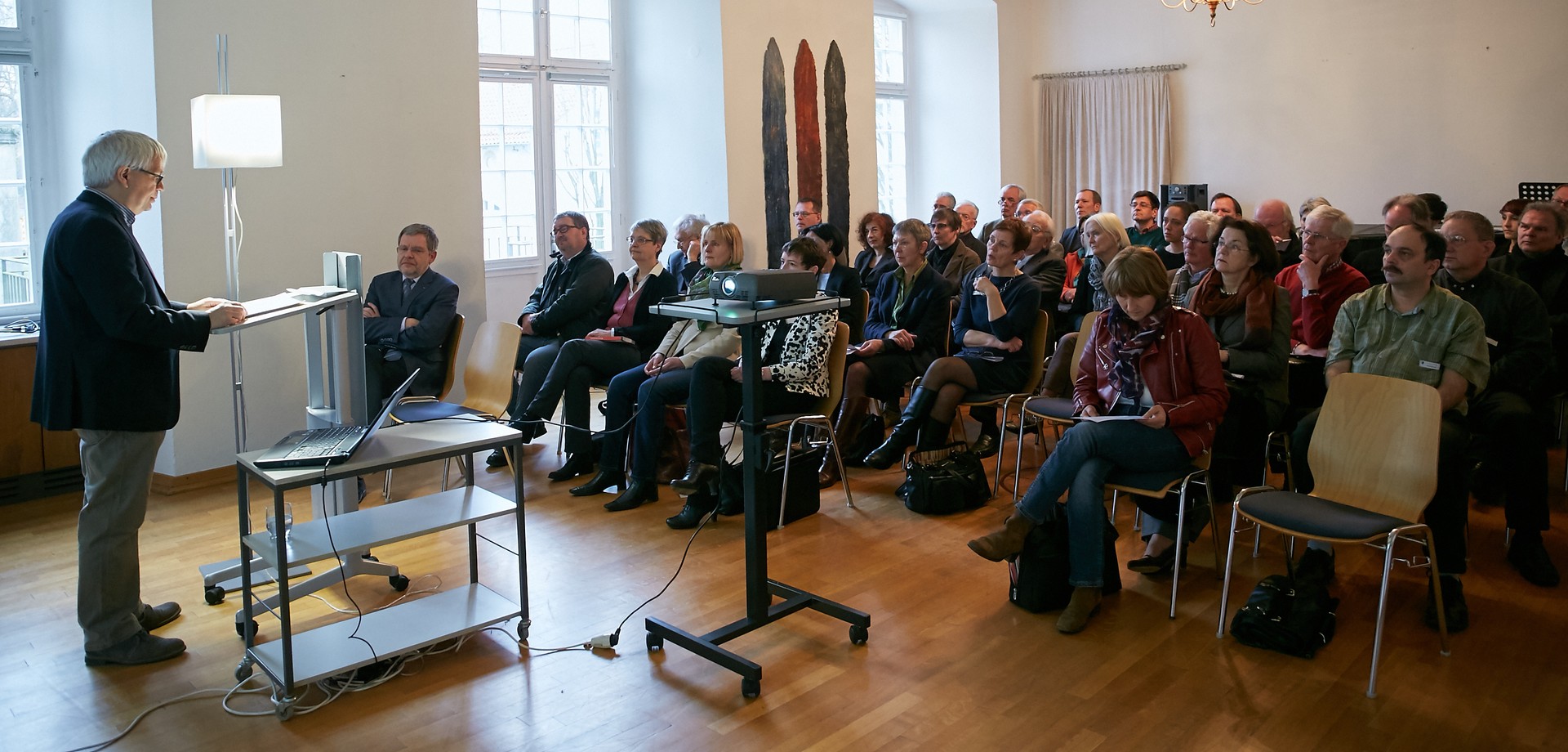 Tagung zu Stadtmuseen in Lemgo 2015: Begrüßung der Teilnehmenden, Foto: LWL/Frank Springer