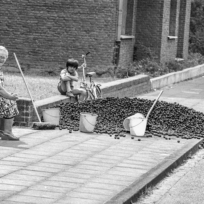 Kohlenanlieferung, Castrop-Rauxel, 1983. LWL/Helmut Orwat (vergrößerte Bildansicht wird geöffnet)