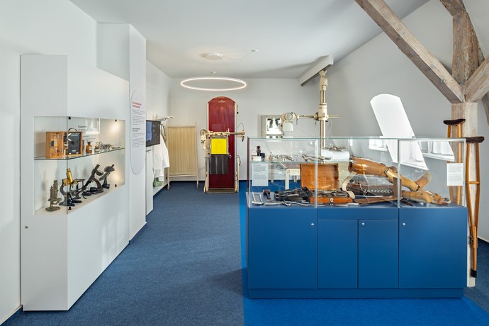 Ausstellungsraum in der Villa Medica in Rhede Foto: Jannis Wiebusch