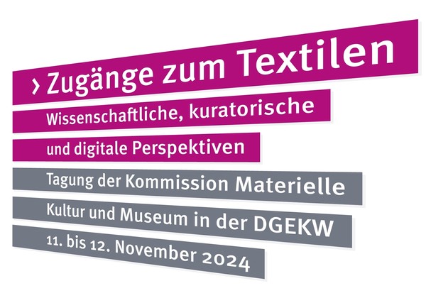 Tagung "Zugänge zum Textilen" grafisch, Grafik: Stefan Klatt
