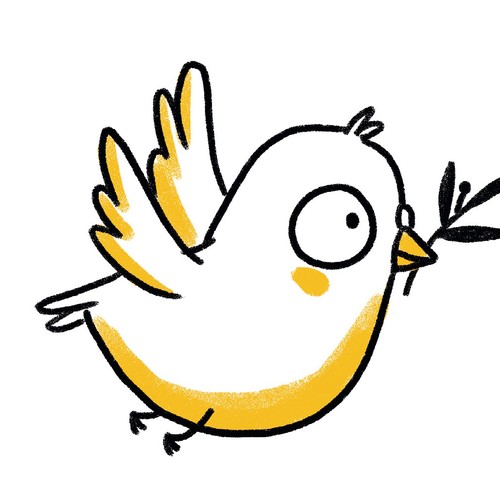 Symbolbild Friedensgeschichten, Illustration: Martina Hoffmann