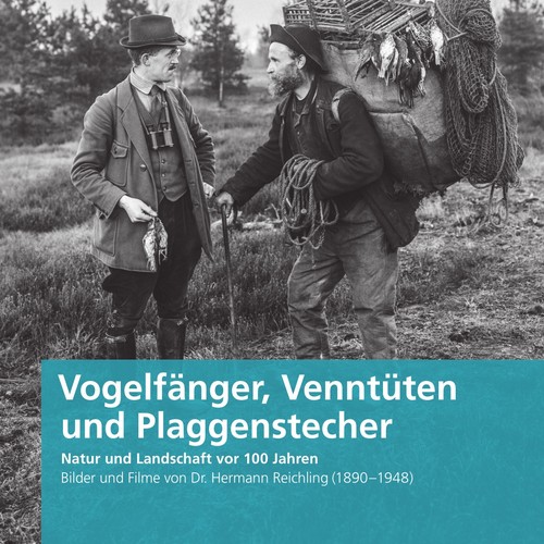 Plakat zur Ausstellung "Vogelfänger, Venntüten und Plaggenstecher"
