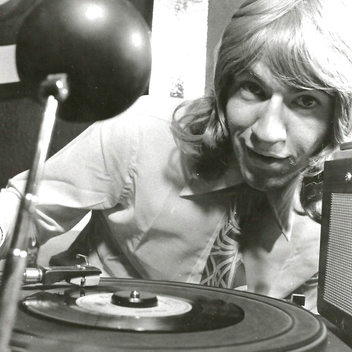 DJ am Plattenspieler, Münster 1971, Foto: Christoph Preker/Münster (vergrößerte Bildansicht wird geöffnet)
