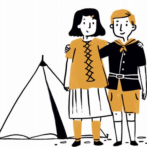 Symbolbild Arbeiter:innenjugendverbände, Illustration: Martina Hoffmann (www.martinahoffmann.de)
