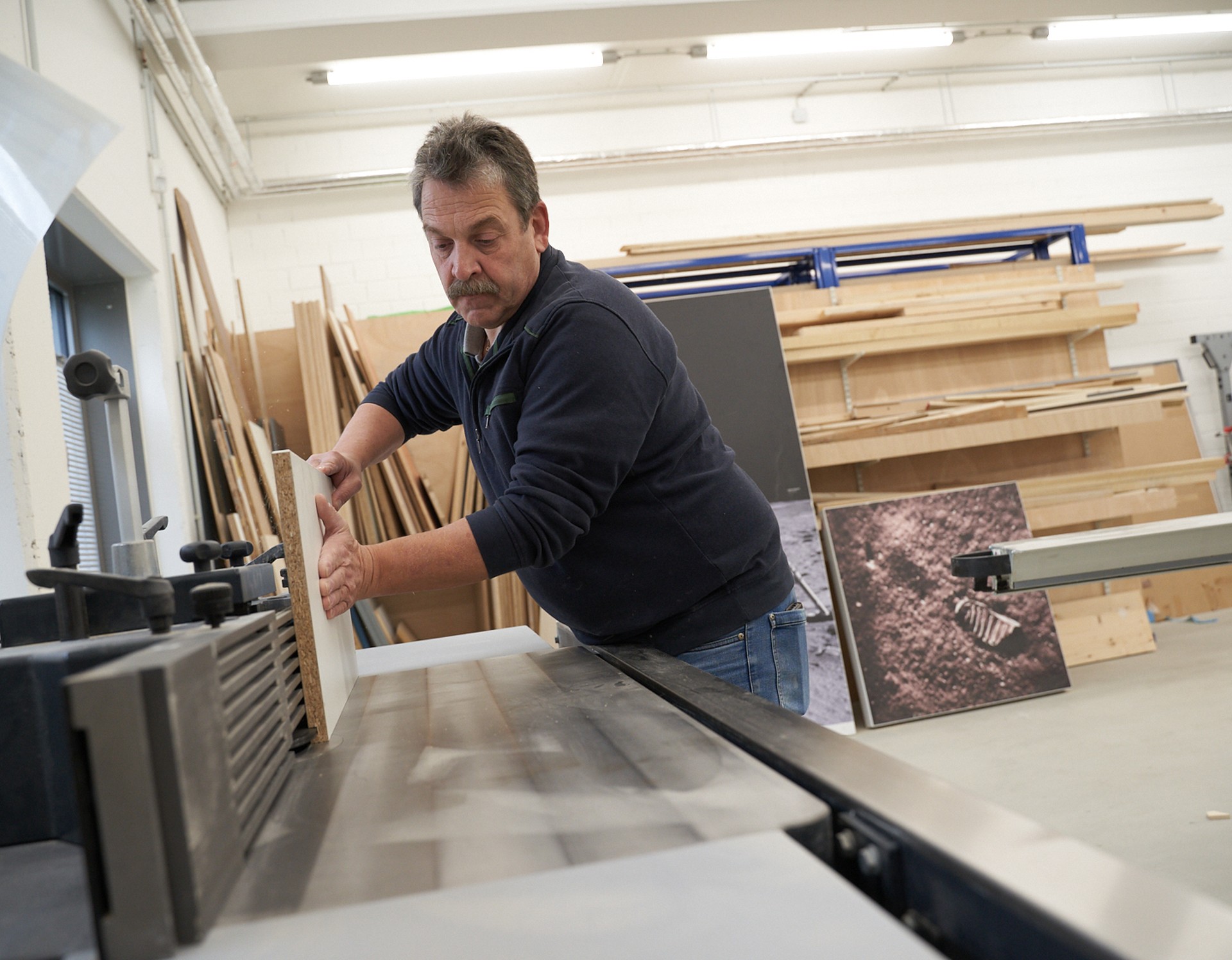 Bau von Ausstellungsmöbeln in der Werkstatt des LWL-Museumsamtes, Foto: LWL/Frank Springer