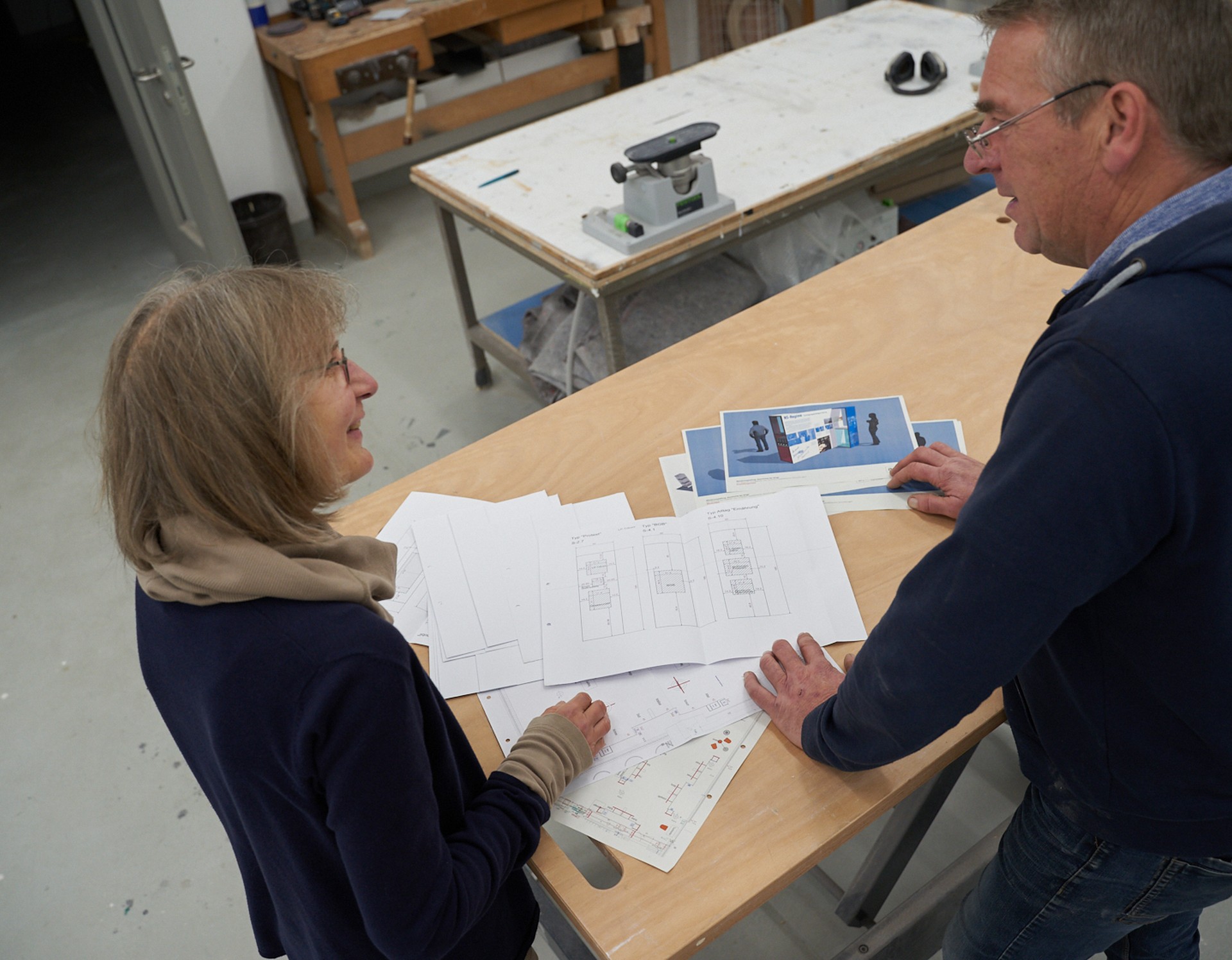 Ausstellungsplanung in der Werkstatt des LWL-Museumsamtes, Foto: LWL/Frank Springer