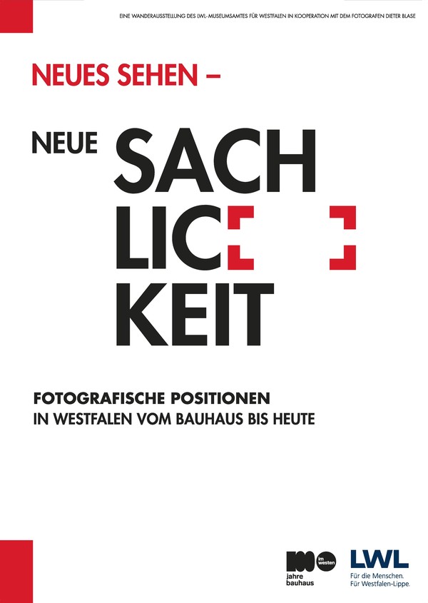 Plakat zur Ausstellung "Neues Sehen - Neue Sachlichkeit"