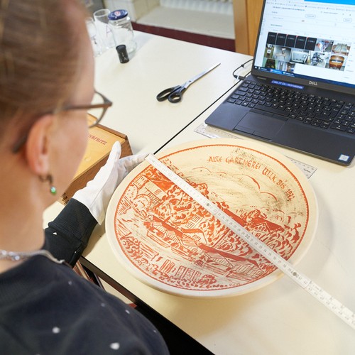 Inventarisierung von Museumsobjekten, Foto: LWL/Frank Springer